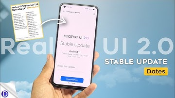 Realme UI 2.0 Stable Update | Device List | Rollout Date | Realme Android 11 Stable Update ⚡⚡