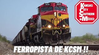 Intenso Trafico De Trenes De Kcsm En Villaldama Nuevo Leon