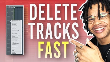 How To Delete Multiple Tracks Fast In FL Studio 20 (Step-By-Step Tutorial)