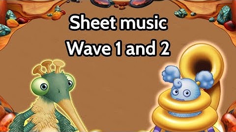 Learn to play Amber Island tracks (Wave 1 and 2) - My Singing Monsters