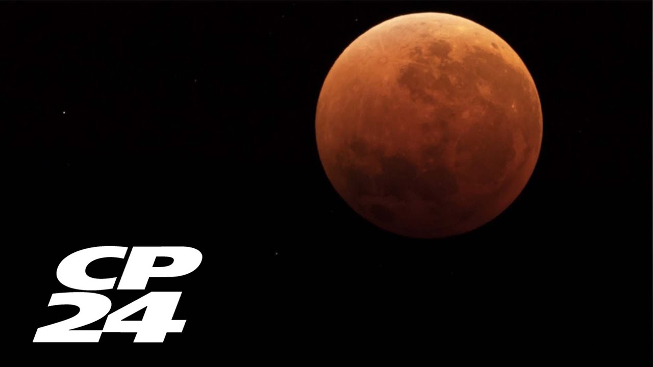 Last total lunar eclipse for three years arrives Tuesday - YouTube