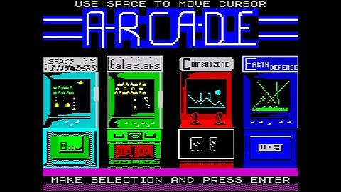 Arcade Classics 4. Earth Defence Review for the Sinclair ZX Spectrum by John Gage