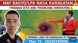 BAGYONG PARATING☁️🌈 WEATHER UPDATE NGAYONG GABI 5,15,24#gemzchannel#reactionvideo like share follow