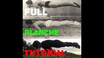 FULL PLANCHE TUTORIAL by Nikolay Nikolov