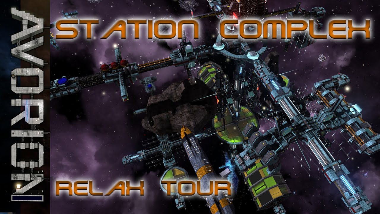 Avorion - Space Station relax tour - YouTube