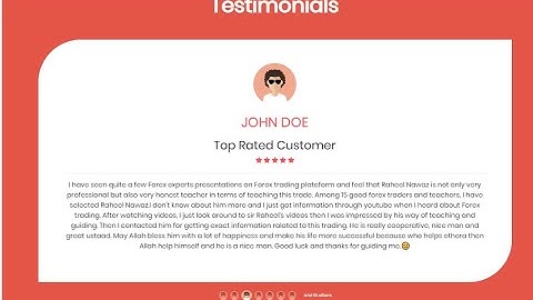 Easiest way to create Bootstrap testimonial Image Slider/carousel 2019