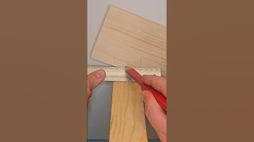 Tip and trick for working with wood from a professional carpenter.