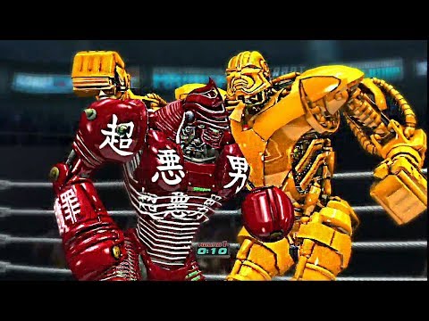 REAL STEEL THE VIDEO GAME- DEADLY GRIP OF ZEUS vs (MIDAS & NOISY BOY, TWIN CITIES) ЖИВАЯ СТАЛЬ