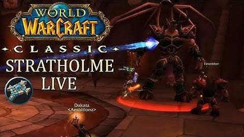 Stratholme Live Dungeon Run | WoW Classic Gameplay | Priest