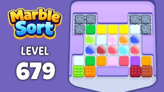 Marble Sort level 679 walkthrough solution 