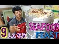 MASSIVE! NINE Layer SEAFOOD Tower in Seoul, South Korea