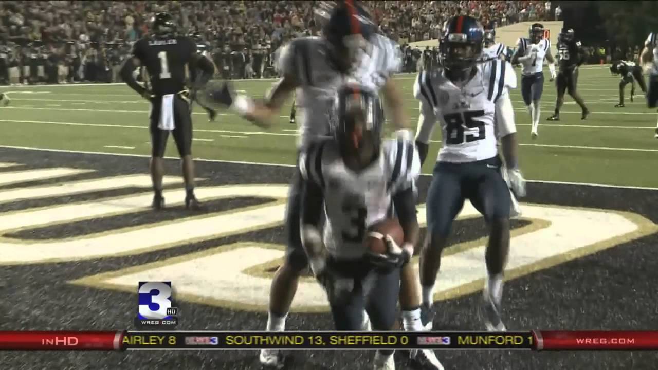 Another angle of Ole Miss RB Jeff Scott's 75-yard TD run vs. Vandy auf YouTube ansehen Another angle of Ole Miss RB Jeff Scott's 75-yard TD run vs. Vandy auf YouTube ansehen