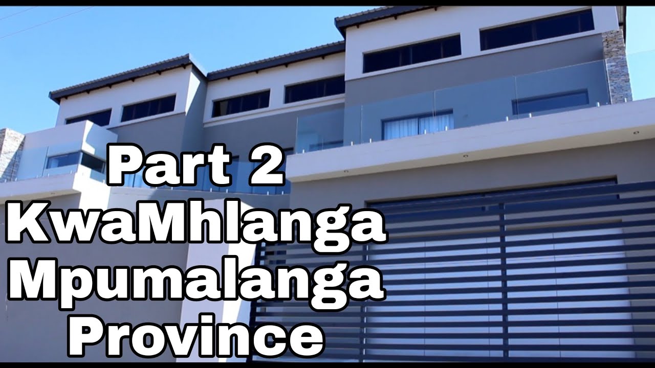 Part 2 of KwaMhlanga houses Mpumalanga Province KwaNdebele YouTube