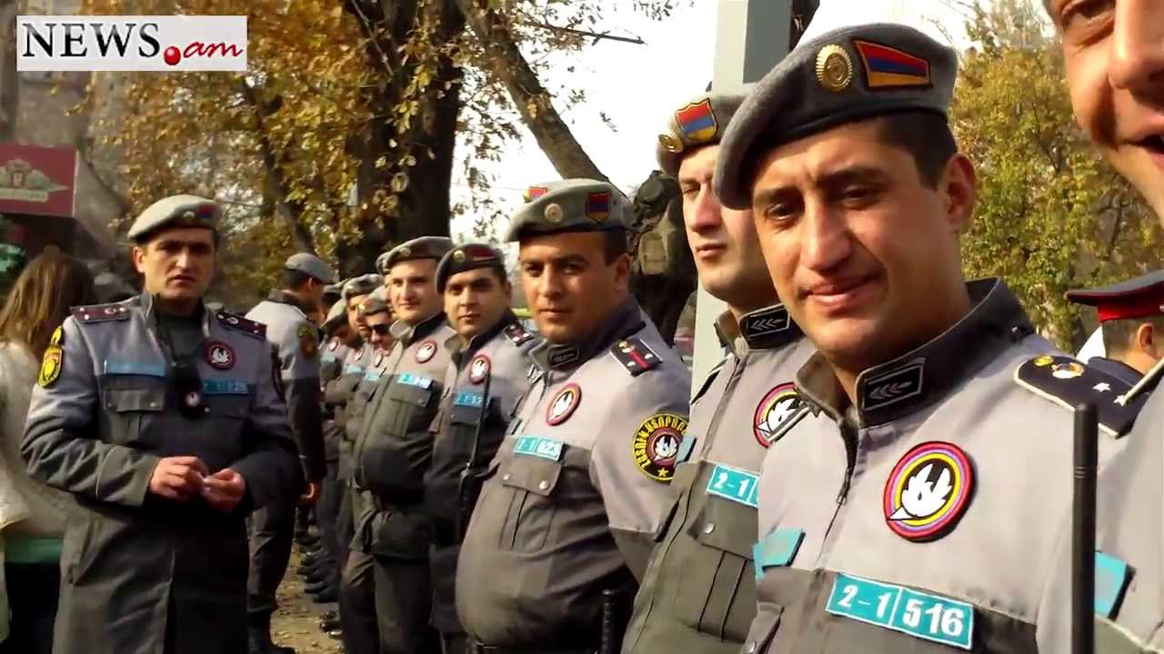 Protest action near Presidential Residence in Yerevan YouTube