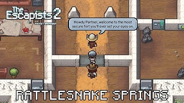 The Escapists 2: Pocket Breakout  - RATTLESNAKE SPRINGS -  iOS / Android Gameplay Video