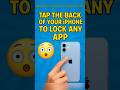 "Your iPhone has a secret button… and no one’s talking about it 👀🔐 #iPhoneHack #TechTweak"#shorts