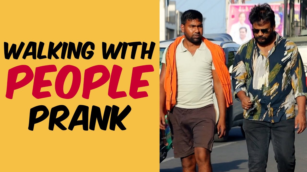 Walking Next To People Funny Telugu Prank Video🤣🎥