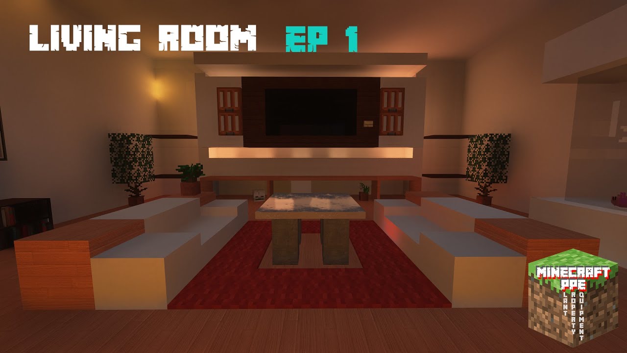  Minecraft  How to Build a Living  Room  Tutorials YouTube