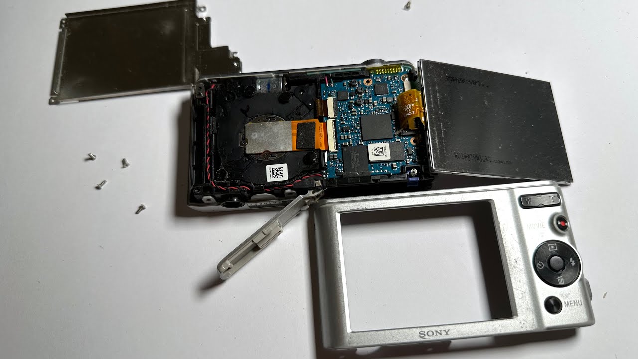 Sony Cyber ​​shot DSC W800 Disassembly - YouTube