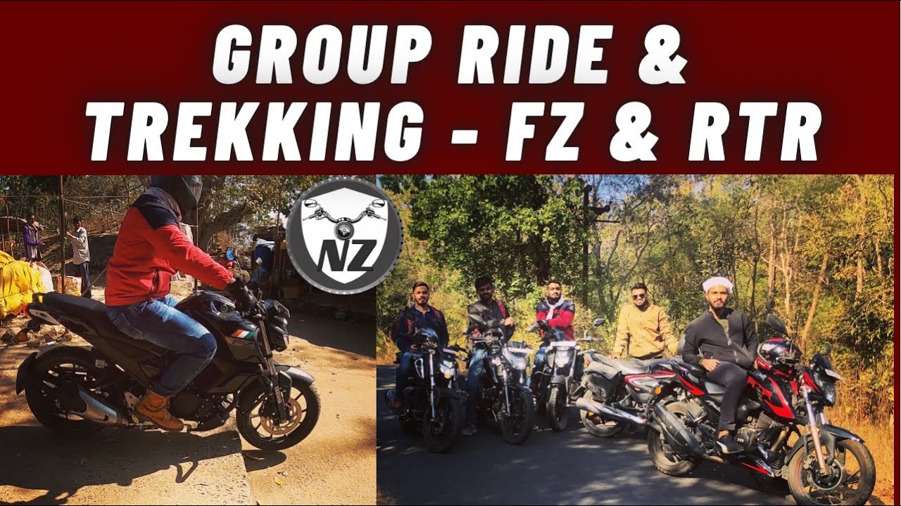 Group Riding - Kunwara Bhimsen Nagpur Touring & Trecking with Yamaha Fz & Apache RTR riders (Hindi)