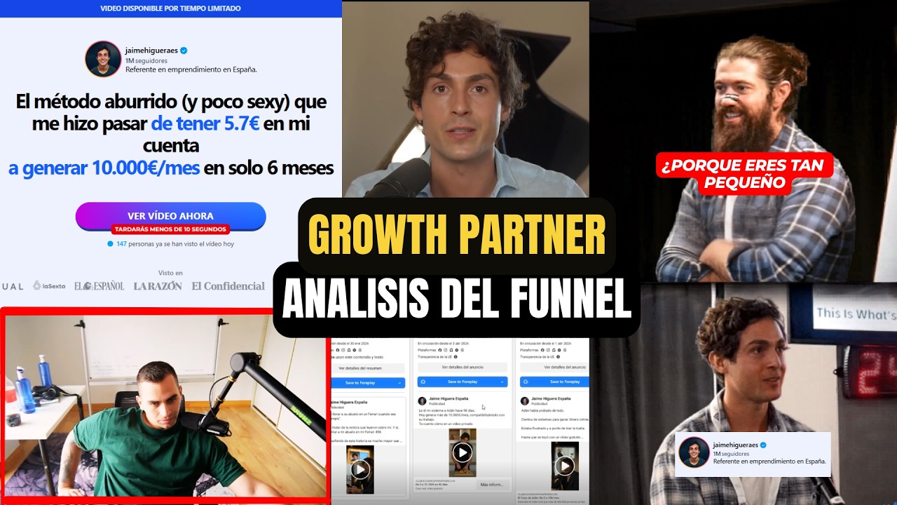 ¿500 llamadas al día? Analizo el Funnel Growth Partner de Jaime Higuera