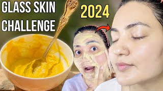 7 DAYS *Glass Skin* CHALLENGE (2024) : Promising a Flawless Glowing Glass Skin | 100% Results💕 screenshot 1