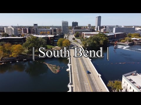 South Bend Indiana Cinematic Drone Footage Fall 2022