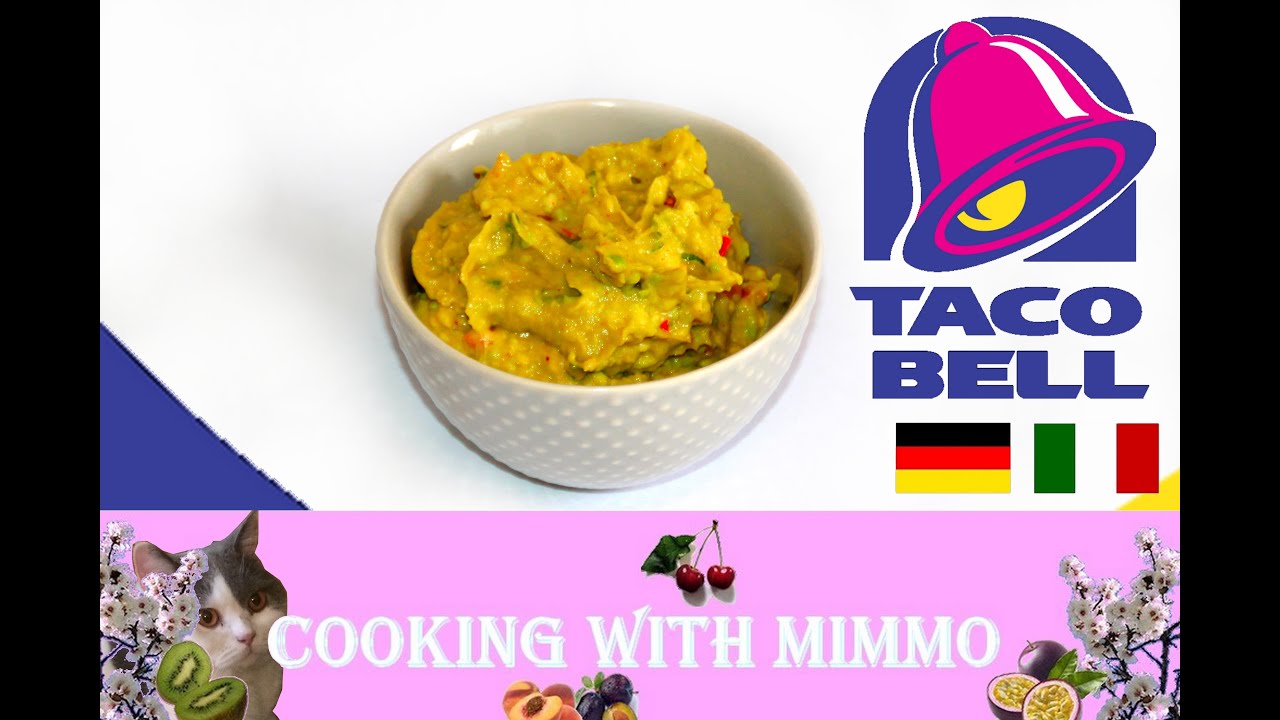Taco Bell Guacamole (Copycat Rezept) / Taco Bell Guacamole (Ricetta