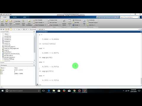 2. Basic Calculations Using MATLAB