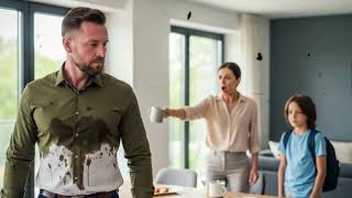 Moja żona oblała mnie wrzącą kawą z powodu swojego syna — odszedłem w milczeniu