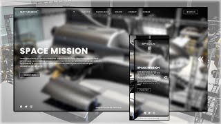 SpaceX Website Redesigned: HTML, CSS & JS Magic in Monochrome! 🚀✨
