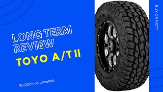 Toyo Open Country AT2 long term tyre/tire review