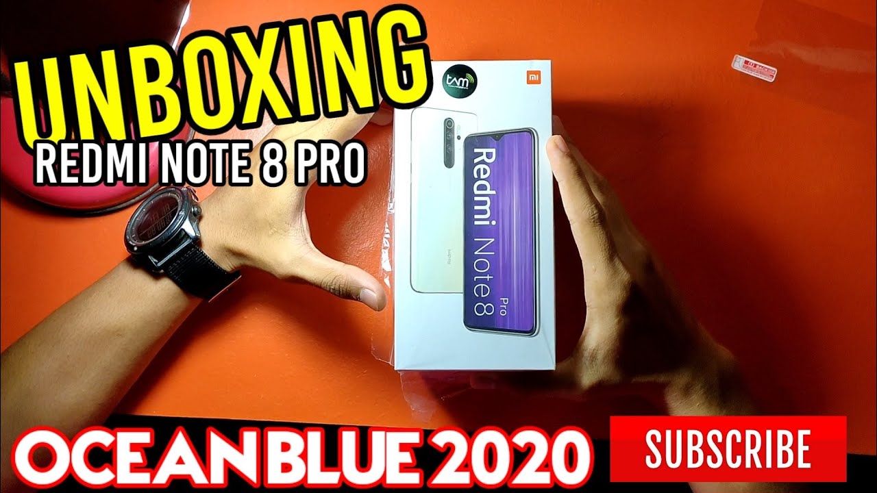 Unboxing !!! xiaomi Redmi Note 8 Pro Warna Biru (Ocean Blue) - Warna