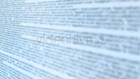 HTML Code Scrolling - Stock Footage from Videohive