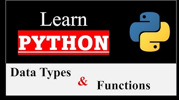 🔴 Python Programming for Beginners - Part 2: Variables, Data Type and Functions in Python
