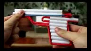 كيفية صنع مسدس من الورق برصاص حارقة