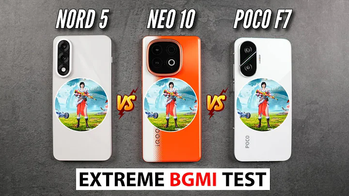 iQOO Neo 10 vs Poco F7 vs OnePlus Nord 5 Extreme BGMI Test with FPS Meter, Heating & Battery Test 🔥