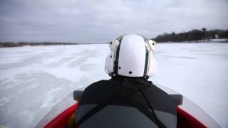 Flying inches from the ground in North Muskegon Fire Department's hovercraft screenshot 1