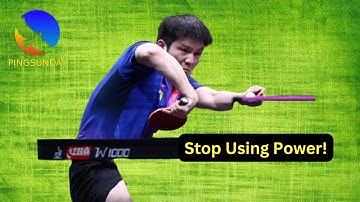 Stop Using Power! The Real Reason Your Backhand Loop Always Hits the Net