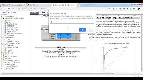 OpenEpi tool in the field of research