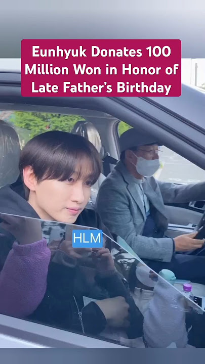 Eunhyuk Donates 100 Million Won in Honor of Late Father’s Birthday