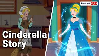 Cinderella Story in English | Glass Slipper & Fairy Godmother | Fairy Tale for Kids