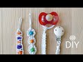 DIY PACIFIER CLIP HOLDER EASY MACRAME TUTORIAL