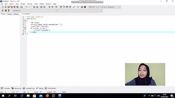 Membuat Program Struktur Kondisi IF Else Menggunakan Dev C++
