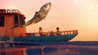 Mancing Ikan Raksasa, Adit, Dennis, dan Ucup Berusaha | Adit \u0026 Sopo Jarwo