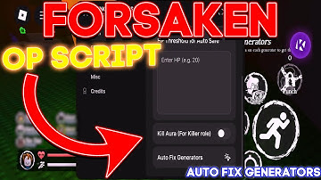 NEW! Forsaken Script - AUTO FIX GENERATORS, KILL AURA, ESP, INFINITE STAMINA & More *OP*