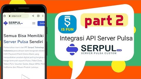 Cara Integrasi API Server Pulsa Serpul.co.id di sketchware part 2 UI Design sketchware is fun