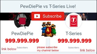 PEWDIEPIE VS T-SERIES LIVE SUB COUNT: WHO WILL PREVAIL?#tseries #pewdiepie #live
