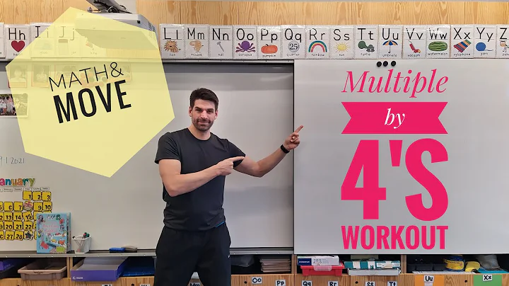 Multiplying by 4’s Kids Workout