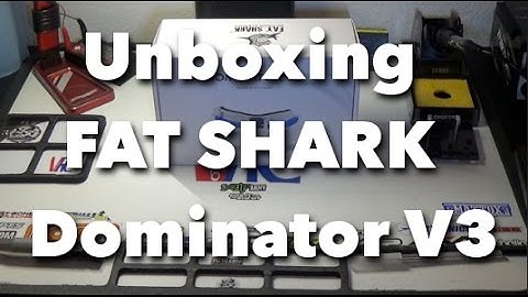 UNBOXING - Fat Shark Dominator V3 FPV Goggles